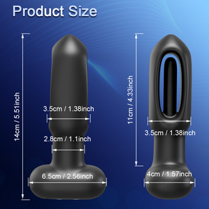 Juguete sexual Anal con vibración para movimiento de palmaditas Gay, Control remoto por aplicación, enchufe recargable - Product Image 3