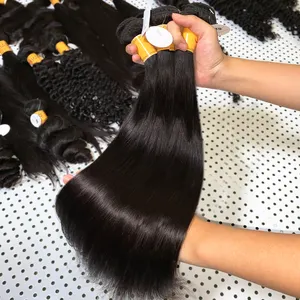Extensiones de cabello humano de grado 11A y 12A, pelo virgen de Tailandia, venta al por mayor en Tailandia