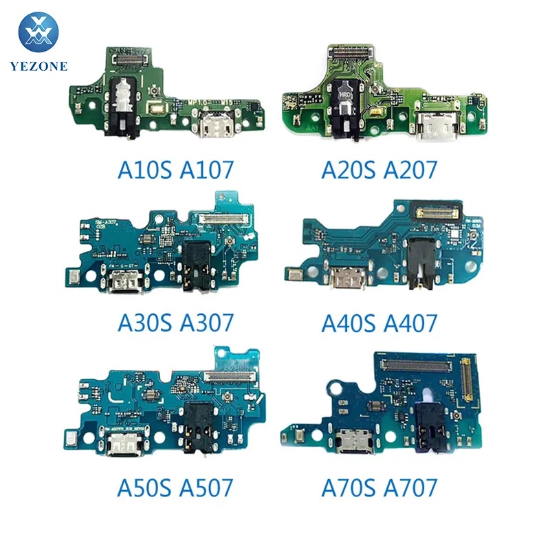 สายชาร์จ USB สำหรับ Samsung,บอร์ดชาร์จสายชาร์จซ็อกเก็ตคอนเนคเตอร์สายอ่อนสำหรับเปลี่ยนพอร์ตชาร์จ Samsung A10s A20s A30s A40s A50s A70s