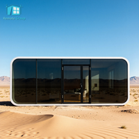 Casa Contenedor Prefabricada Portátil Estilo Apple Más Vendida con 2 Dormitorios Modelo Cabaña Móvil de 20/40 Pies
