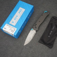 Cuchillo de Cocina BMBM535-3 Bugout, Mango de Fibra de Carbono de Alta Calidad, Personalizable, Envío Rápido desde Almacén en EE. UU., Regalo Ideal, OEM, DIY