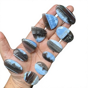 FAIJAN GEMS Natural Blue <b>Opal</b> Loose Gemstone Cabochon Polished Mixed Shape Third Party Appraised for Jewelry Pendant Making All - Product Image 1