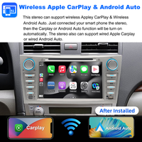 Autoradio double DIN avec CarPlay sans fil, Android Auto, lecteur DVD pour Nissan Qashqai X-Trail, écran tactile 7 pouces, GPS