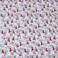 Nappe imprimée laminée non tissée à motif tendance, en tissu non tissé anti-taches, pour la maison et la restauration