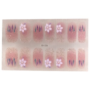 Autocollants <span class=keywords><strong>pour</strong></span> ongles en gel sans durcissement, imperméables, longue durée, 3D, couverture complète, patchs de <span class=keywords><strong>manucure</strong></span> amovibles <span class=keywords><strong>pour</strong></span> femmes - Product Image 6