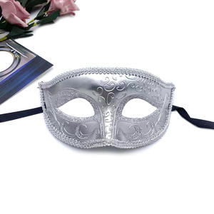 威尼斯公主金粉蝴蝶化装舞会半脸面具万圣节塑料LED带蕾丝派对 - Product Image 3