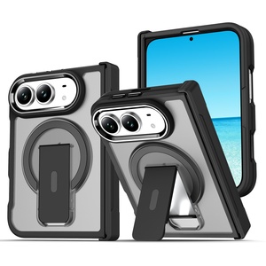 Cover Protettiva Antiurto per Apple 18 Fold, Custodia per Telefono Pieghevole con Supporto in PC+TPU per <span class=keywords><strong>iPhone</strong></span> 18 Ultra - Product Image 3