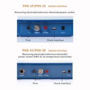 ห้องปฏิบัติการดิจิตอลเดสก์ท็อป PHS 25 Ph Orp ไอออนห้องปฏิบัติการ Ph Meter เครื่องทดสอบน้ำ