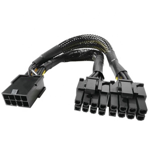 <span class=keywords><strong>สาย</strong></span>อะแดปเตอร์แปลงไฟ GPU <span class=keywords><strong>การ์ด</strong></span><span class=keywords><strong>จอ</strong></span> PCI Express แบบถัก <span class=keywords><strong>8</strong></span> พิน ตัวเมีย เป็น <span class=keywords><strong>8</strong></span> พิน ตัวผู้คู่ มีสินค้าในสต็อก - Product Image 1
