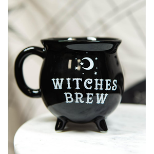 Taza Negra de <span class=keywords><strong>Café</strong></span> con Diseño de Caldero de Brujas - Product Image 1
