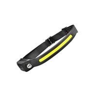 Lampe frontale portable super lumineuse et étanche avec capteur de mouvement, rechargeable par USB, LED COB pour le camping, la plongée et la pêche