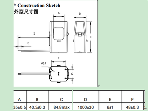 3000:1 kẹp trên máy biến áp hiện tại cho thành phần điện tử CT301 đơn silicon autotransformer dây dẫn hình xuyến CT hiện tại - Product Image 6