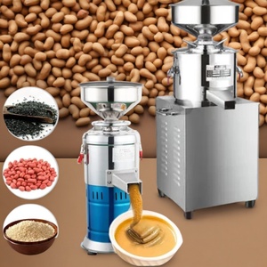 Machine de broyage et de fabrication de beurre de cacahuète, de sauce aux cacahuètes, de beurre de pois et de pâte de noisettes, à petite échelle, avec fonction de presse et de mixeur, pour cacahuètes, noisettes, pois et autres graines. - Product Image 1