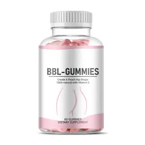 100% Natural with Vitamin E Create A Peach Hip Shape BBL Gummies Smooth and Beautiful Hip Enhancement