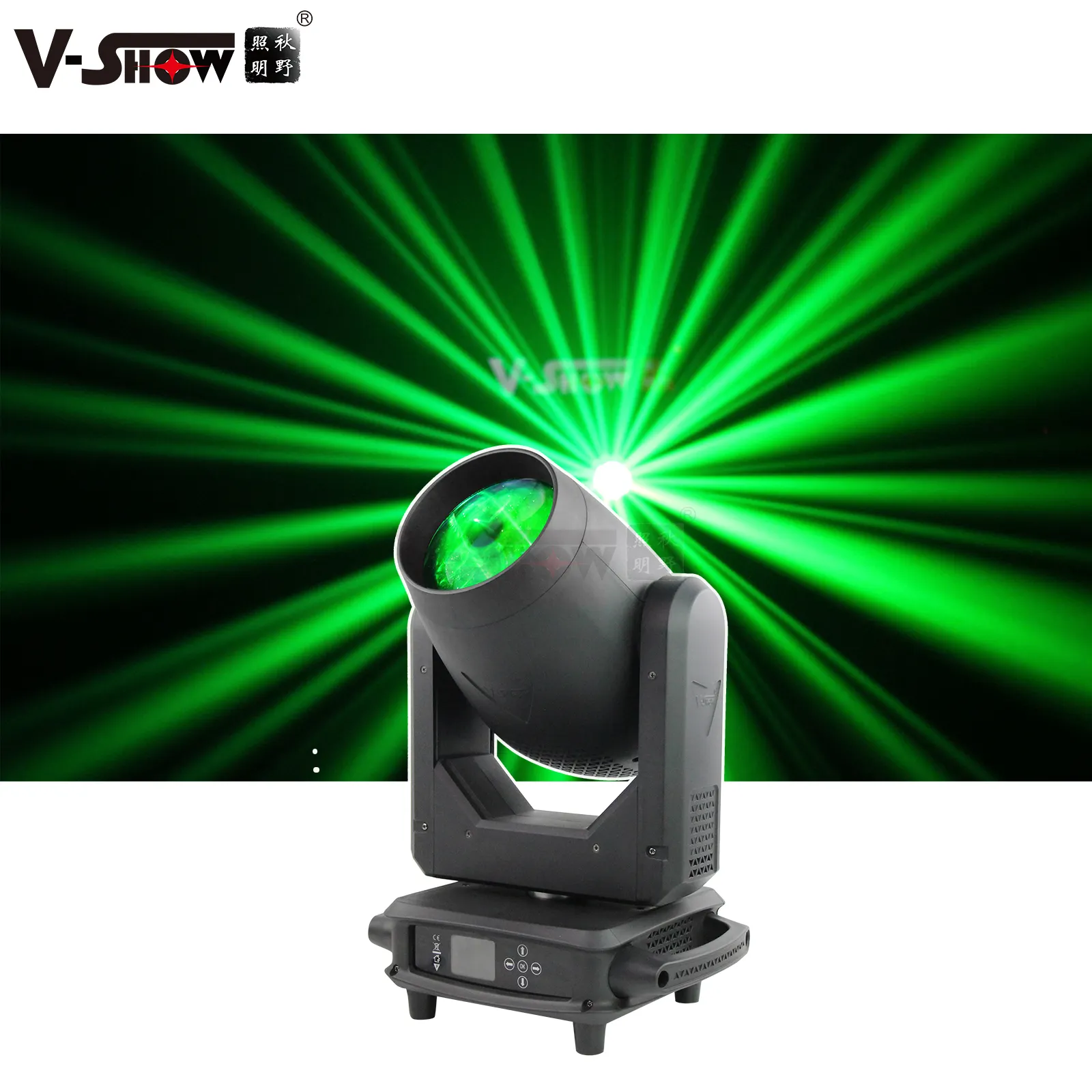 Luz Beam de cabeza móvil para escenario, foco de luz Led DMX 300 para Dj, discoteca, 512 W, envío desde Europa, 1 unidad