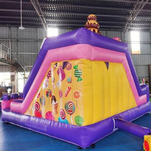 Commerciale per bambini gonfiabile Moonwalk Candyland Sugar Shack casa di rimbalzo di caramelle terra che salta castello gonfiabile - Product Image 5