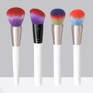 Gỗ xử lý sang trọng chức năng khác nhau tạo nên bàn chải mỹ phẩm bột duy nhất trang điểm bàn chải OEM - Product Image 1