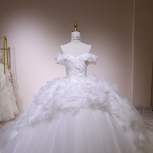Vestido <span class=keywords><strong>de</strong></span> Quinceañera, Graduación o Boda, Color Personalizado, Diseño Floral 3D, Cuello Redondo, Talla Grande, Vestido <span class=keywords><strong>de</strong></span> Madre <span class=keywords><strong>de</strong></span> la Novia, Vestido <span class=keywords><strong>de</strong></span> Novia Personalizado - Product Image 4