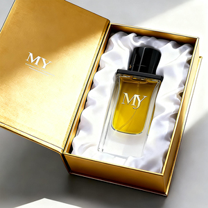 Botellas de Perfume de Vidrio Transparente de Base Gruesa Cuadrada de 50 ml y 100 ml de Alta Calidad con Tapa <span class=keywords><strong>a</strong></span> Presión, con Caja de Regalo - Product Image 6