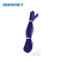 ROPENET Yüksek Performanslı Polyester Dokuma Askı İpi Ağır Yük Taşıma CE Sertifikalı 1T 3M Kaldırma Güvenliği İçin: Faktör = 7:1