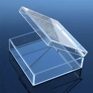 5x Clear Acrylic Booster Box Display with Magnetic Lid Custom Acrylic Display Case For Booster Box