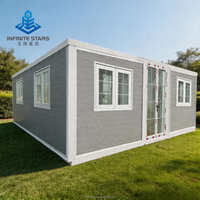 Casa Contenedor Europea Moderna Expandible de Precisión, Ventanas de Aleación de Aluminio de Alta Calidad, Casa Móvil para Oficina en Casa o Uso en Villa