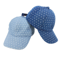 Gorra de Béisbol Casual Unisex Ajustable de 6 Paneles, Estilo Retro, Lavado Denim, para Parejas, Cuatro Estaciones, Disponible al por Mayor