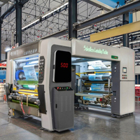 Machine de stratification sans solvant à grande vitesse pour film plastique et papier à moteur mécanique avec revêtement de transfert
