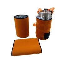 Sac de glace réglable avec bandoulière pour garder le froid dehors pour Mini Keg Cooler Jacket Black Keg Sleeve Keg Bag
