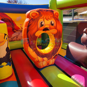 บ้านเป่าลม PVC เป่าลมสำหรับเด็กบ้านเป่าลมรูปงูกอนฟลาเเบิลสำหรับเด็ก - Product Image 6