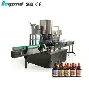 <strong>High</strong>-<strong>Speed</strong> Automated Bottling Line System for Vodka, Whisky &amp; Wine Production - Integrated Filling and Crown Capping <strong>Solutions</strong> - Product Image 1