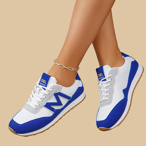 Zapatillas <span class=keywords><strong>de</strong></span> deporte <span class=keywords><strong>de</strong></span> talla grande para <span class=keywords><strong>mujer</strong></span> <span class=keywords><strong>de</strong></span> <span class=keywords><strong>Amazon</strong></span> para primavera 2025, tendencia <span class=keywords><strong>de</strong></span> moda, <span class=keywords><strong>zapatos</strong></span> informales para exteriores con cordones, venta al por mayor transfronteriza - Product Image 2