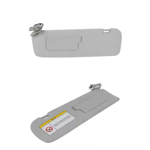 Ttelsa xe điện dù để che nắng Visor với được xây dựng trong mỹ phẩm gương và an toàn khóa cơ chế mái headliner 1490405-01-a mô hình 3 Y - Product Image 5