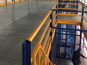 Système de rayonnage pour <span class=keywords><strong>mezzanine</strong></span>, plateformes industrielles doubles pour entrepôt, système de plancher de <span class=keywords><strong>mezzanine</strong></span> - Product Image 1