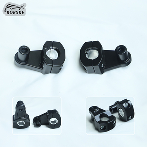 Soporte ajustable plegable de aluminio CNC, soporte de luz para cabeza de motocicleta, soporte de luz trasera, abrazadera de horquillas de tubo para bicicleta Yamaha <span class=keywords><strong>Triumph</strong></span> - Product Image 2