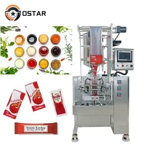 Multifunctionele Automatische Zakje Plastic Verticale Tomaat Chilisaus Saladedressing Verpakkingsmachine