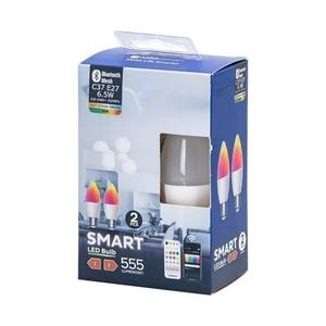 Lampes Bluetooth Mesh E27 6,5W RGB+CCT, télécommande, idéales pour l'éclairage d'ambiance et le contrôle intelligent de l'éclairage dans la maison - Product Image 1