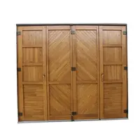 Luxury Copper Wood Partitions Patio Door