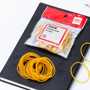 Deli 3218 Vàng đàn hồi cao su ban nhạc giấy hóa đơn tiền tóc vòng lặp nhà văn phòng nguồn cung cấp Vòng bands1pc - Product Image 5