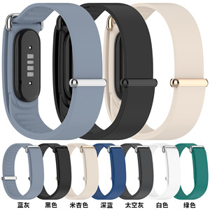 Bracelet de montre en silicone avec boucle métallique pour Google Fitbit Air, souple, flexible, sportif, bracelet de remplacement réglable - Product Image 2
