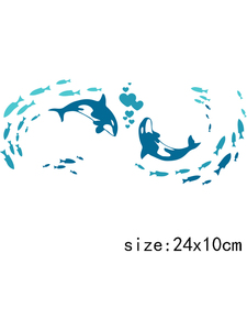 LETOP 1 Pieza de Adhesivos Lavables con Diseño de Ballenas Oceánicas de 16 oz, Resistentes a los Rayos UV, para Botellas o Tazas - Product Image 6