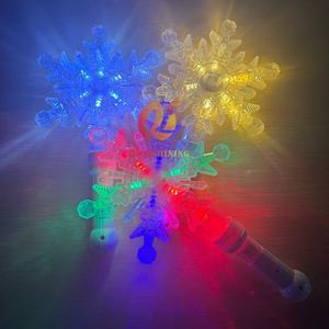 Richshining Logo personnalisé <span class=keywords><strong>flocon</strong></span> <span class=keywords><strong>de</strong></span> neige bâton lumineux-accessoires <span class=keywords><strong>de</strong></span> fête à LED en vrac accessoires <span class=keywords><strong>de</strong></span> concert Flash pour le nouvel an retour à l'école - Product Image 4