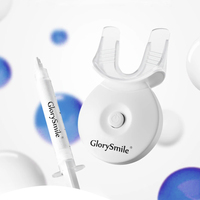 Luz blanqueadora de dientes al por mayor 5 LED Blue Ray 10 minutos temporizador PAP sistema de blanqueamiento de dientes sin peróxido logotipo personalizado