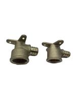 Raccord en laiton pour usine Pex B F1807 à oreilles tombantes 90° °   Raccords de tuyauterie en laiton sans plomb F1807 X FIP