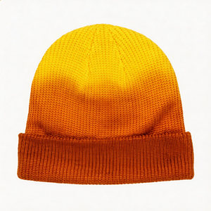 Gorro de Trabajo Unisex para Exteriores, Forrado con Forro Polar Térmico, de Spandex/Algodón, con Estampado por Sublimación, Gorro de Punto con Parche de Logotipo Personalizado, Estilo Invernal - Product Image 1