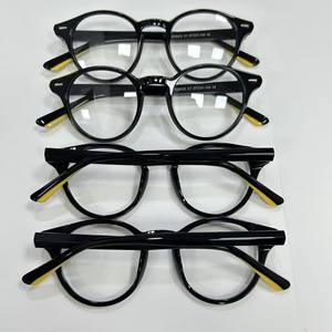 Montures de lunettes en acétate pour filles rondes à la mode rétro Montures de lunettes optiques <span class=keywords><strong>Correction</strong></span> de la vision Vente en gros mixte - Product Image 6