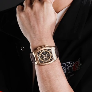 NAVIFORCE 8050 Montres classiques originales pour hommes, bracelet en silicone tendance, montre-bracelet à quartz avec affichage de la date automatique, sport, étanche - Product Image 6