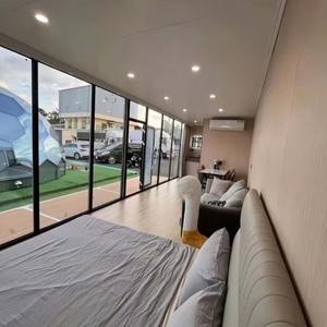 บ้านคอนเทนเนอร์สำเร็จรูปหรูหรา ได้รับการรับรองมาตรฐาน EU CE ดีไซน์ทันสมัย กันน้ำ เป็นมิตรกับสิ่งแวดล้อม ติดตั้งง่าย - Product Image 2