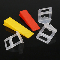 Système de nivellement de carreaux en plastique NUOSEN, clips et cales - Installation autocollante imperméable pour l'espacement des carreaux de salle de bain et d'atelier
