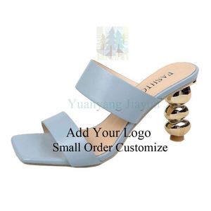 Ladies Shoes Slippers <strong>Sandals</strong> Comfortable Wholesale High Quality Fashion <strong>Strap</strong> <strong>Half</strong> Slippers - Product Image 4